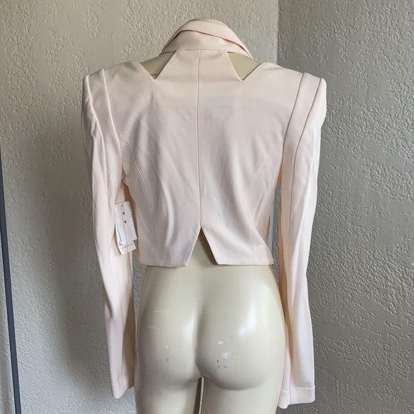 𝅺LEIFSDOTTIR ivory cropped blazer SZ 2 NWT $398 - Picture 4 of 12